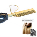 2 in 1 Hot Comb Straightener Electric Hair Straightener Hair Curler Wet Dry Use Hair Flat Irons Hot Heating Comb For Black Hair