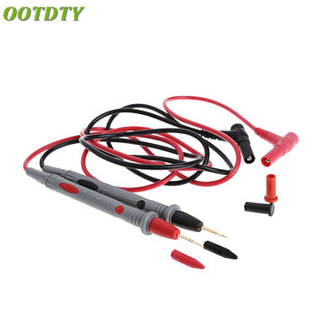 OOTDTY 1 Pair Probe Test Leads Pin for Digital Multimeter Needle Tip Meter Multi Meter Tester Lead Probe Wire Pen Cable 20A