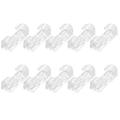 20PCS Self-Adhesive Cable Clips Organizer Drop Wire Line Holder Flexible Cable Management Clips For Mouse Earphone Cable TXTB1