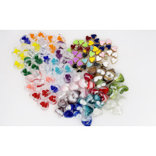 Heart metal beads kit for jewelry making