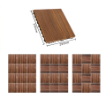 Indoor and Outdoor DIY Solid Wood Board Floor Renovation Anticorrosive Carbonized Solid Wood DIY Board for Balcony Garden Courty