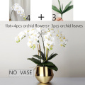Large Artificial orchid flower arrangement PU real touch hand feeling floor Table Decoration home high quality bouquet no vase