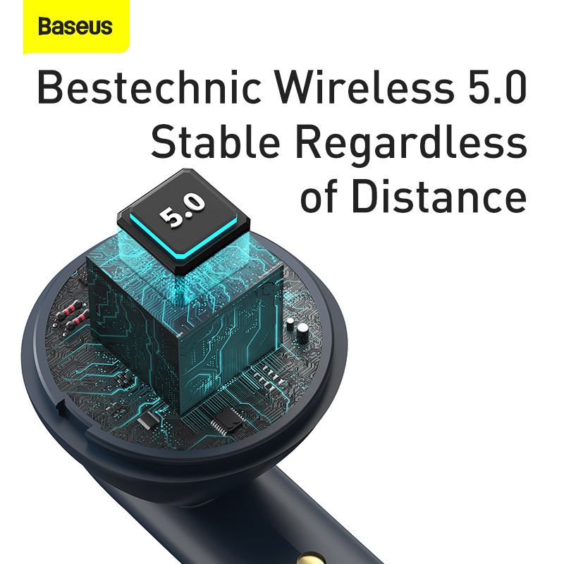 Baseus W05 TWS Wireless Earphone Bluetooth 5.0 Earphones Support Qi Wireless Charge In-ear Earbuds Touch Control Game Headphone