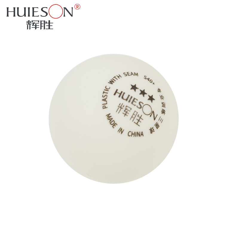 Huieson 10pcs/pack ABS Plastic Table Tennis Balls 3 Star 40+mm New Material Ping Pong Ball for Table Tennis Training