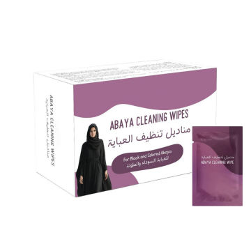 Customized non-alcoholic wiping wipes for clothes