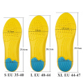 Plus size Shoe Inserts Pad Soft Sport Insoles Memory Foam Breathable Outdoor Running Silicone Gel Cushion Orthopedic Insoles