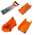 12/14" Adjustable Wood Miter Box Saw Cutting Grip Back Saw 0/22.5/45/90 Degrees Oblique Strip Woodworking Tool