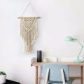 Macrame Woven Wall Hanging Boho Chic Bohemian Room Geometric Tapestry Art Beautiful Apartment Dorm Room Decoration