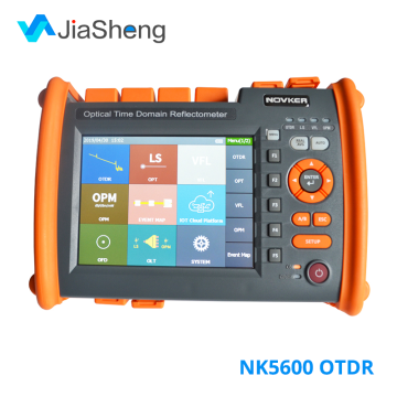 NOVKER NK5600 1310/1550nm 32/30dB SM Optic Fiber OTDR Tester With VFL OPM Light Source Function