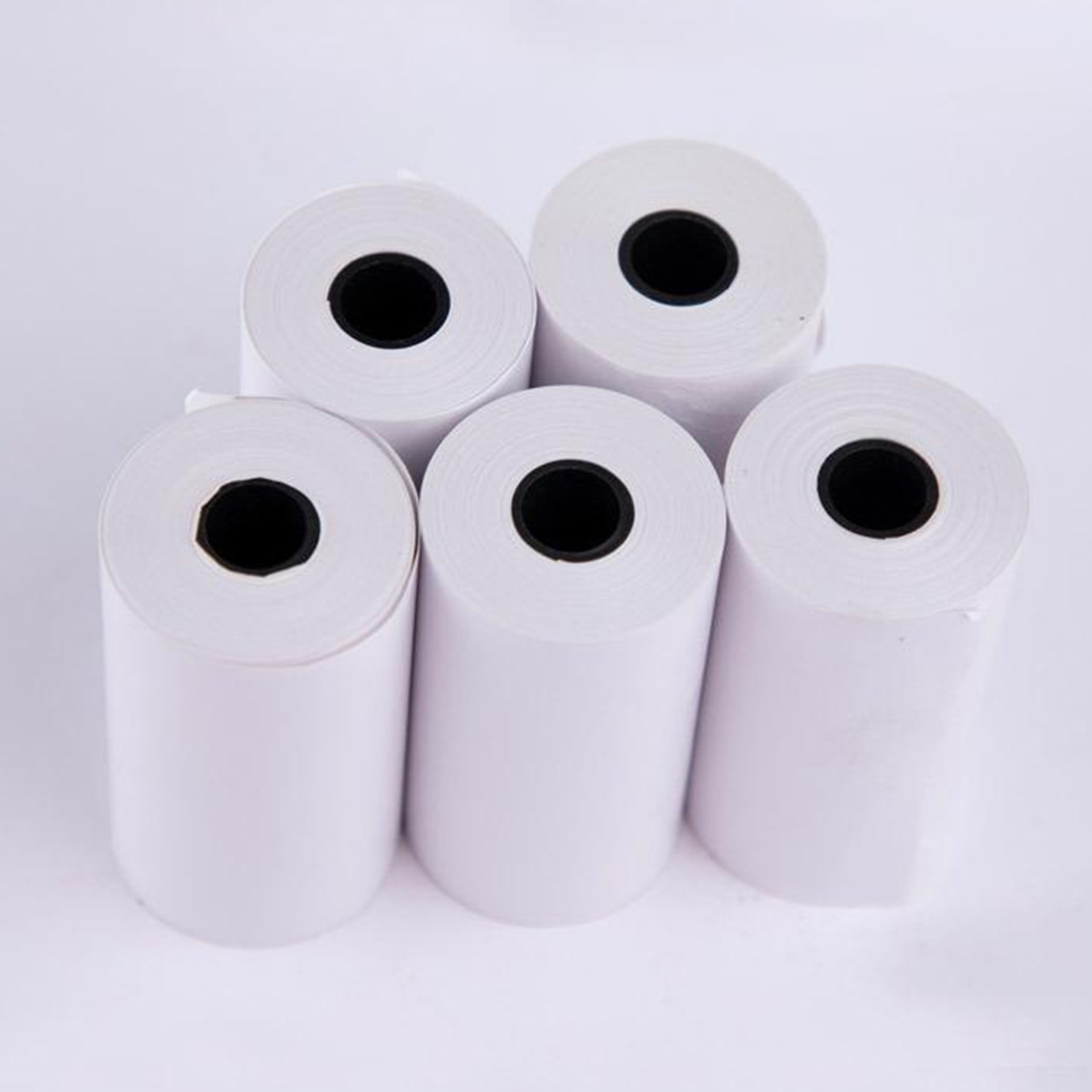 5rolls 57x25mm Thermal Printing Paper Instant Film Pos Receipt Office Supply For Business Mobile Bluetooth Cash Register Paper