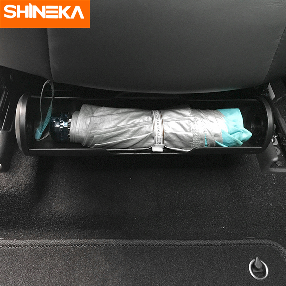 SHINEKA Stowing Tidying For Jeep Cherokee Car Umbrella Storage Bucket Organize Holder Accessories For Jeep Cherokee 2014+