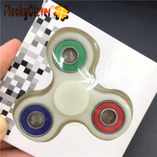 1pc Luminous Fidget Spinner Glow In Dark Hand Gyro For Kids Adults Triangle Figet Spiners Anti Stress Top Spinner Toys EDC Gyros