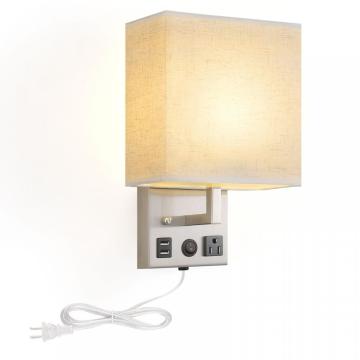 Wall Light Fixtures with Multifunctional Charging Station