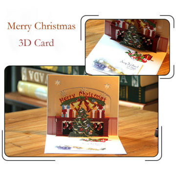 3D Pop Up Card Christmas Birthday Wedding Greeting Card Anniversary Xmas Cards