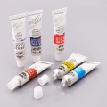 12 Colors Gouache Paint Tubes Set 6ml Draw Painting Pigment Painting With Brush Art Supplies