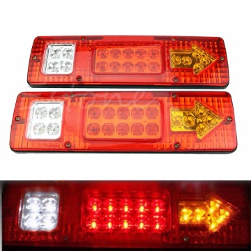 Free delivery Car Styling 2pcs 19 LED Car Truck Trailer Rear Tail Stop Turn Light Indicator Lamp 12V Drop shipping