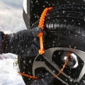 10pcs/set Car Universal Anti-skid Snow Chain Off-road Vehicle Emergency Ties 6XDB