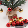 24 Pcs/Set Glitter Christmas Tree Ball Baubles Colorful Xmas Party Home Garden Christmas Decoration Supplies Hot Sale 12 Colors