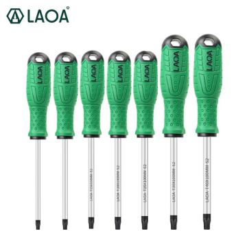 LAOA Torx screwdriver S2 alloy steel Magnetic screwdriver T8/T10/T15/T20/T25/T30/T40