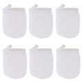 6pcs Soft Microfiber Face Skin Care Cleansing Gloves Makeup Remover Cloth Pad Reusable Face Cleansing Mitts