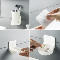 Bathroom Toothbrush Holder Frosted Glass Single Cup Tumbler Holders Bath Cups Simple Wall Mount Toilet Accessories