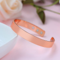Pure Copper Energy Magnetic bangle Healthcare Bracelets fashion Bangle Jewelry Fitness Balance Rose Gold Color for Men women