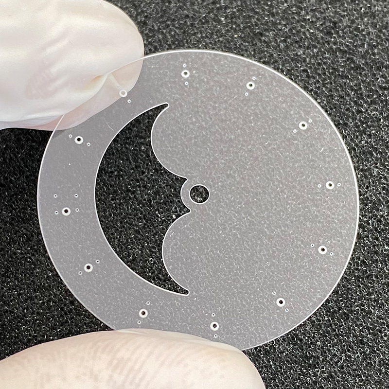 Sapphire crystal watch dial 