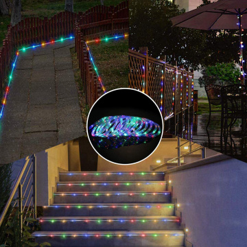 20m LED Solar String Light Waterproof Copper Wire Lamp Outdoor Solar String Fairy Lights Christmas Decoration for Garden Street