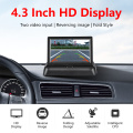 Jansite 4.3 inch Foldable Car Monitor TFT LCD Display Cameras Reverse Camera Parking System for Car Rearview Monitors NTSC PAL