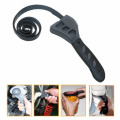 Car Repair Multi-function 500mm Universal Wrench Black Rubber Strap Adjustable Spanner For Any Shape Opener Hand Tools