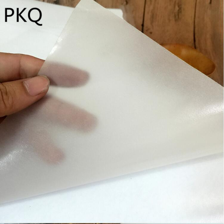 50 sheets A4 Self Adhesive Handbook Label Sticker For Laser Printer 21 X 29.7cm Clear Transparent Tracing Paper