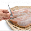 Seafood Tool Tweezer Stainless Steel Fish Bone Tweezers Remover Pincer Puller Tongs Pick-Up Kitchen Pick-Up Crafts 1PC