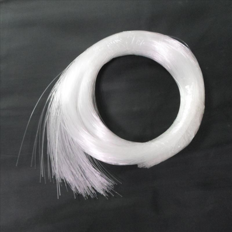 500PCSX 0.75mm X 2Meters PMMA fiber optic cable end glow for decoration lighting free shipping