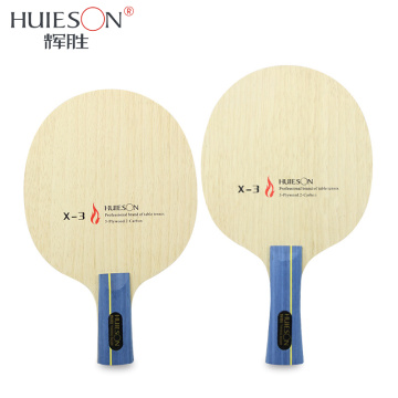Huieson 7 Ply Hybrid Carbon Table Tennis Racket Blade Soft Limba Surface Big Central Candlenut Blade for Loopkilling Player X3