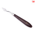 Professional 1x Palette Tool Stainless Steel Painting Palette Knife Oil Paint Spatula Mixing Scraper Art Tool