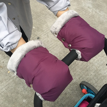 Baby Stroller Gloves Carro Winter Warm Mittens Pram Handle Cover Child Handmuff Pushchair Hand Warmers Yoyo Yoya Accessories