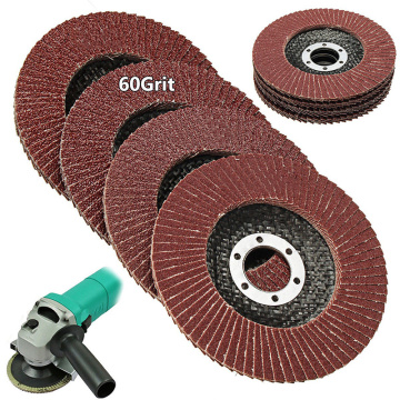 Professional Flap Discs 115mm 4.5 Inch Sanding Discs 60 Grit Grinding Wheels Blades For Angle Grinder