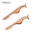 YSDO 1 Pc False Eyelashes Tweezer Fake Eye Lash Applicator Makeup Tools Auxiliary Curler Mink Eyelashes Professional Tweezer Too