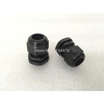 10pcs/Lot Plastic Nylon Waterproof Connector PG21 Black Dia 13-18mm Cable Glands Joints Adapter
