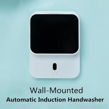 Household Smart Soap Dispenser New Wall-mounted LED Screen Hand Washing Automatic Infrared Induction Foam Soap Dispenser