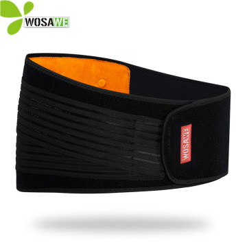 WOSAWE Adjustable Warm Sports Waist Support Men Women Back Trimmer Belt Unisex Roller Weight Loss Gym Fitness Lumbar Waistband