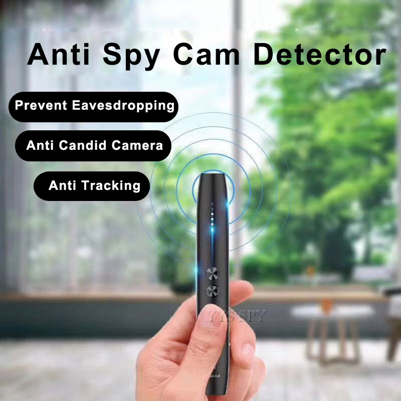 Anti Spy Portable Hidden Camara Detector Pen Wireless RF Signal Espia Pinhole Espion Wifi Cam Audio Bug GSM GPS Device Finder