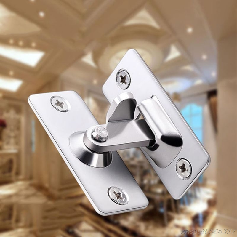 Stainless Steel 90 Degree Right Angle Buckle Hook Door Lock Bolt for Sliding Door Latch Bar Window Furniture Hardware S30 20