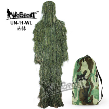Wosport camouflage uniform outdoor hunting suit military tactical camouflage sniper suit men's breathable wear