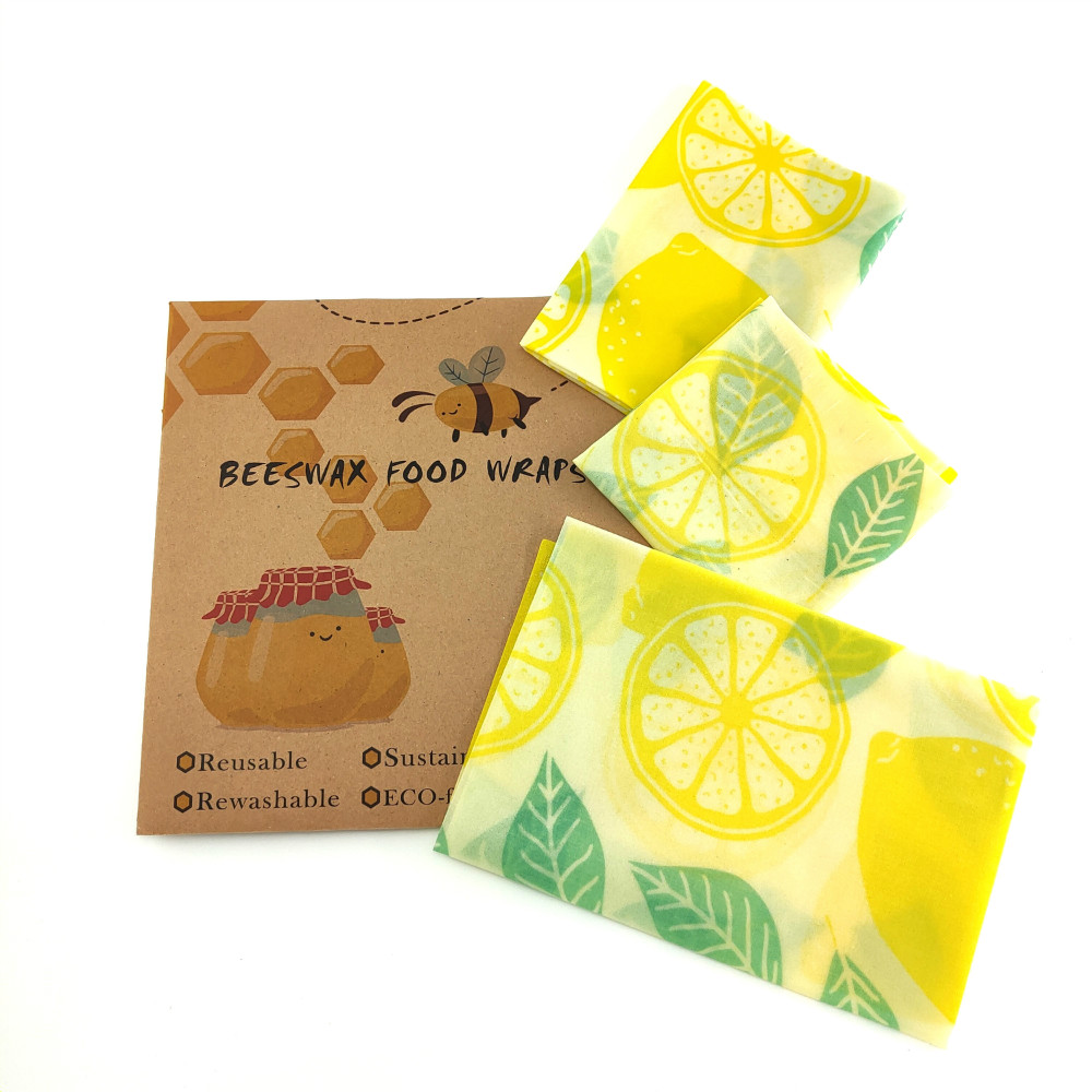 Zero Waste Beeswax Food Wrap Eco-Friendly Reusable Fresh-Keeping Food Wraps Foods Packaging Kitchen Tools