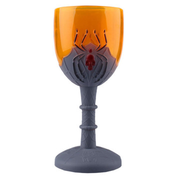 Spider Pokal Halloween LED Luminous Skull Cup Goblet Horror Dress Costume Accessory Bar Highball Glass Wine Verre Standing Cup