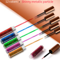 12 Colors Eyeliner Metallic Lasting Shiny Diamond Eyeliner Pencil Beauty MakeUp Comestics Tools Silky Quick Dry Eyeliner TSLM1