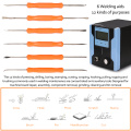 LCD Digital Display Desktop Electric Automatic Soldering Iron Suction Device Temperature Controlled Desoldering Station Set