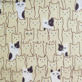 110x45cm Thick Fabric By Yard Patchwork Telas Tissu Costura Sewing Cotton Fabric Cartoon Cat Print DIY Handmade Bag Home Decor