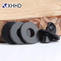 50PCS PVC Washers M2 M2.5 M3 M4 M5 M6 M8 M10 M12 Soft Plastic Gasket Black Insulation Flat Paded For Screws